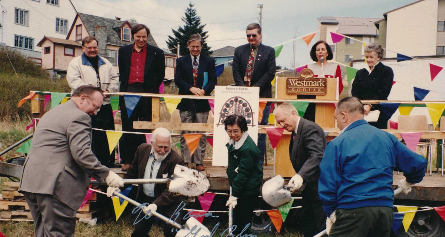 Archive photo of an official event at Westmark Kodiak